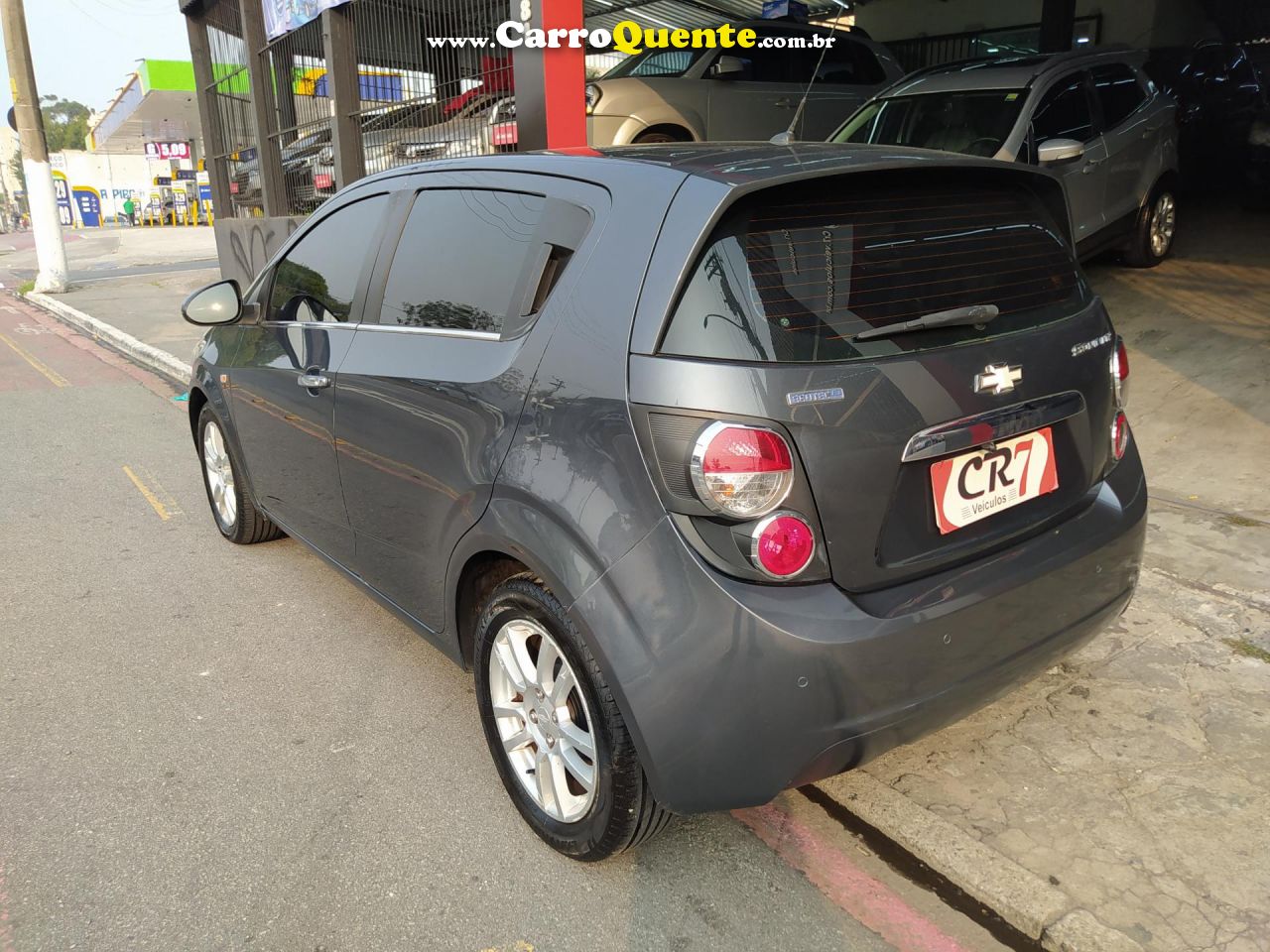 CHEVROLET   SONIC HB LTZ 1.6 16V FLEXPOWER 5P AUT.   CINZA 2013 1.6 FLEX - Loja