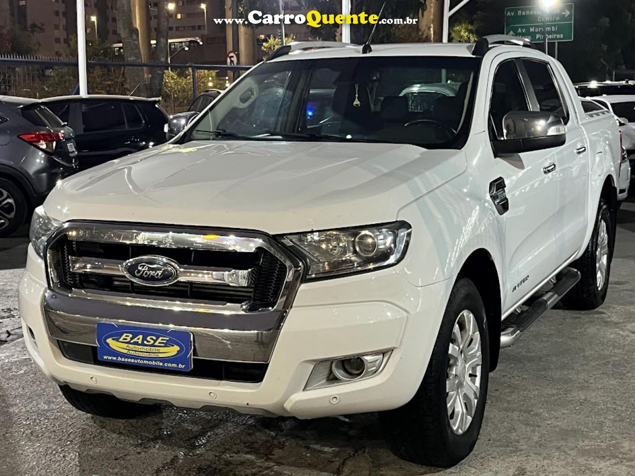 FORD   RANGER LIMITED 3.2 20V 4X4 CD AUT. DIES.   BRANCO 2017 3.2 TD DIESEL - Loja