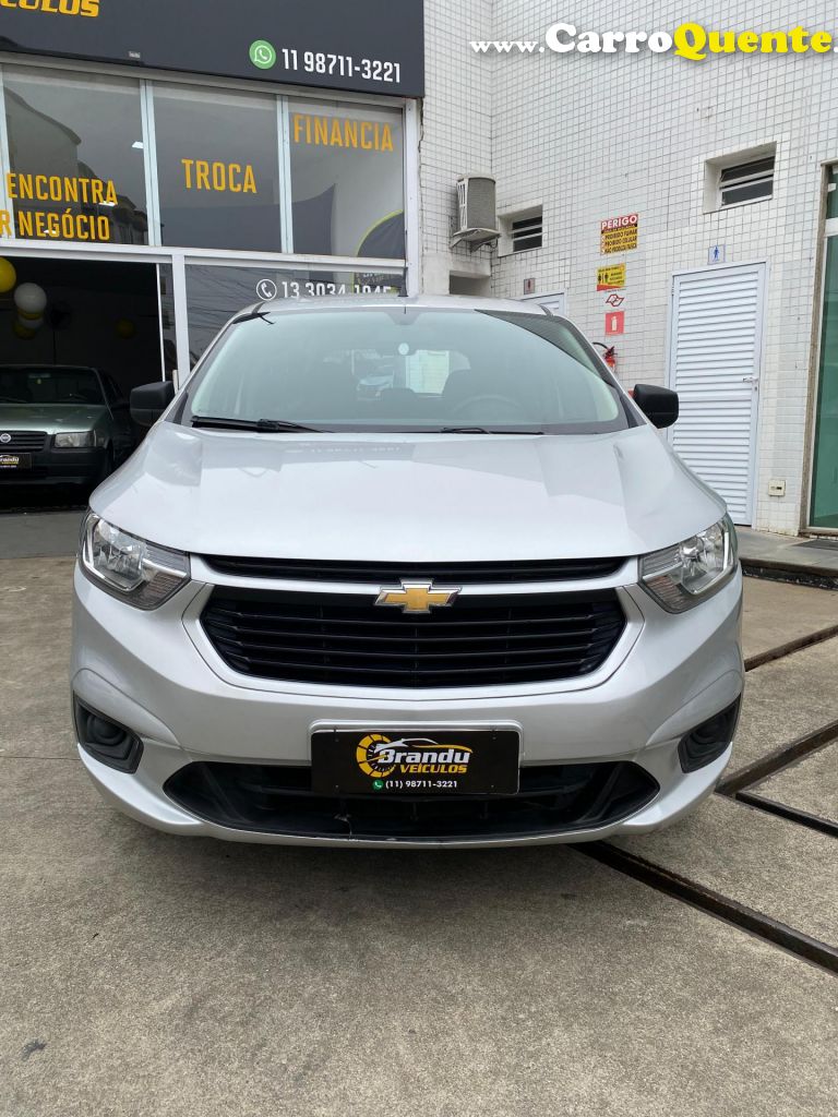 CHEVROLET   SPIN LS 1.8 8V ECONO.FLEX 5P MEC.   PRATA 2021 1.8 FLEX - Loja