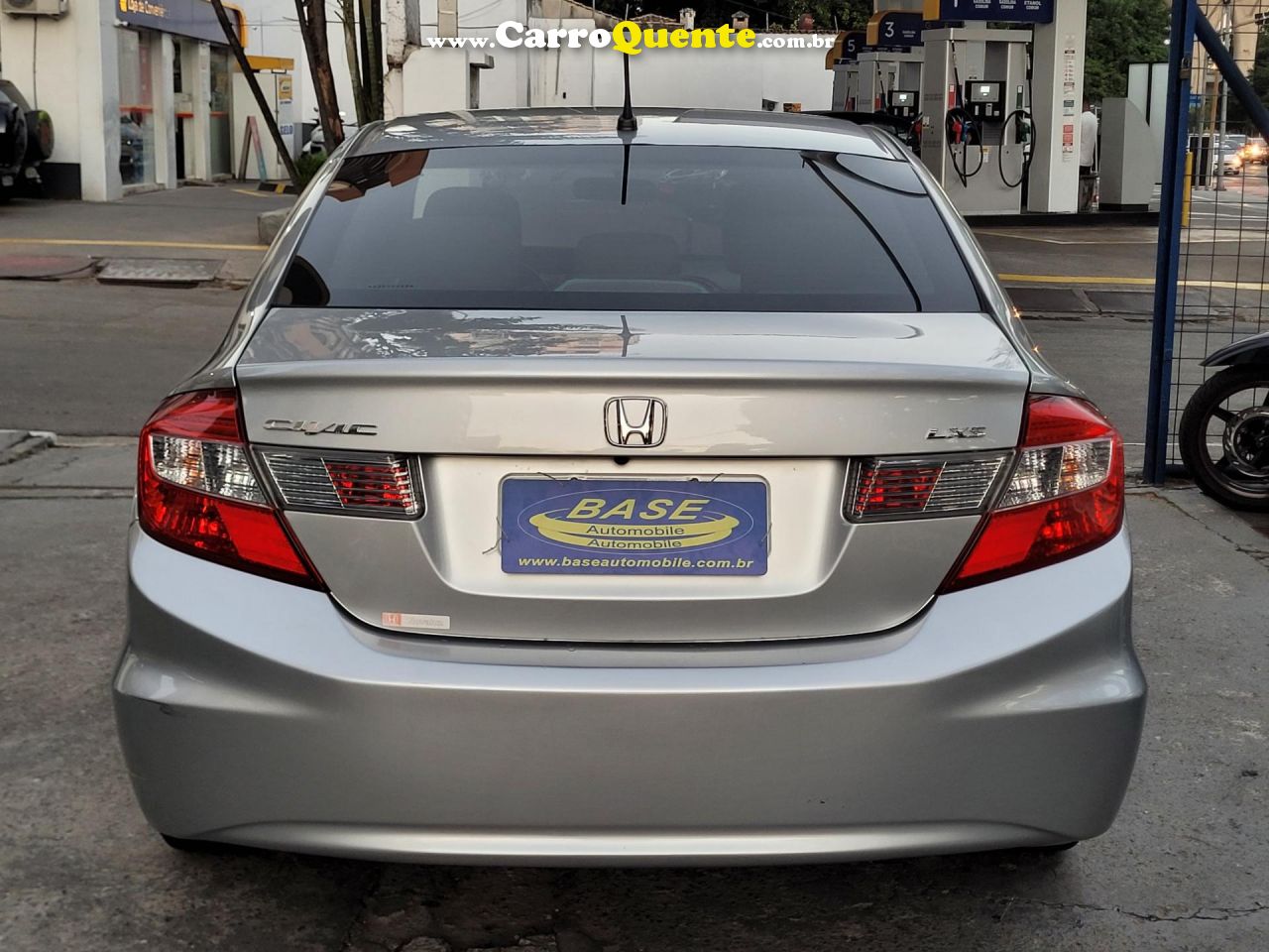 HONDA   CIVIC SEDAN LXS 1.81.8 FLEX 16V AUT. 4P   PRATA 2013 1.8 16V FLEX - Loja