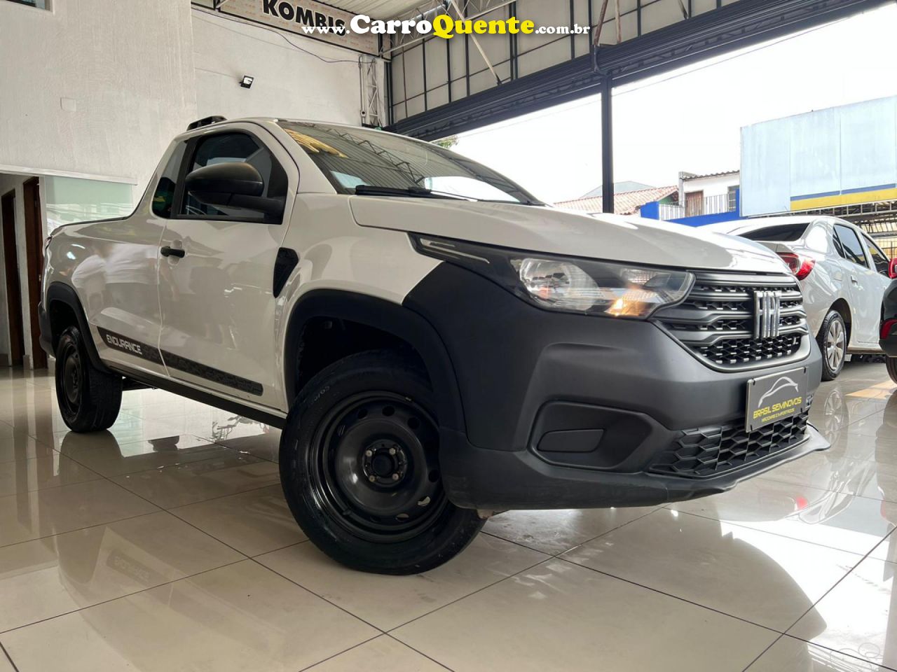 FIAT   STRADA ENDURANCE 1.4 FLEX 8V CD   BRANCO 2022 1.4 FLEX - Loja