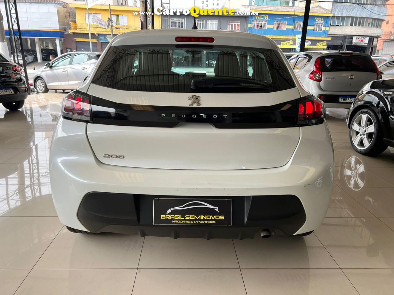 PEUGEOT   208 ACTIVE 1.6 FLEX 16V 5P AUT.   BRANCO 2022 1.6 FLEX - Loja