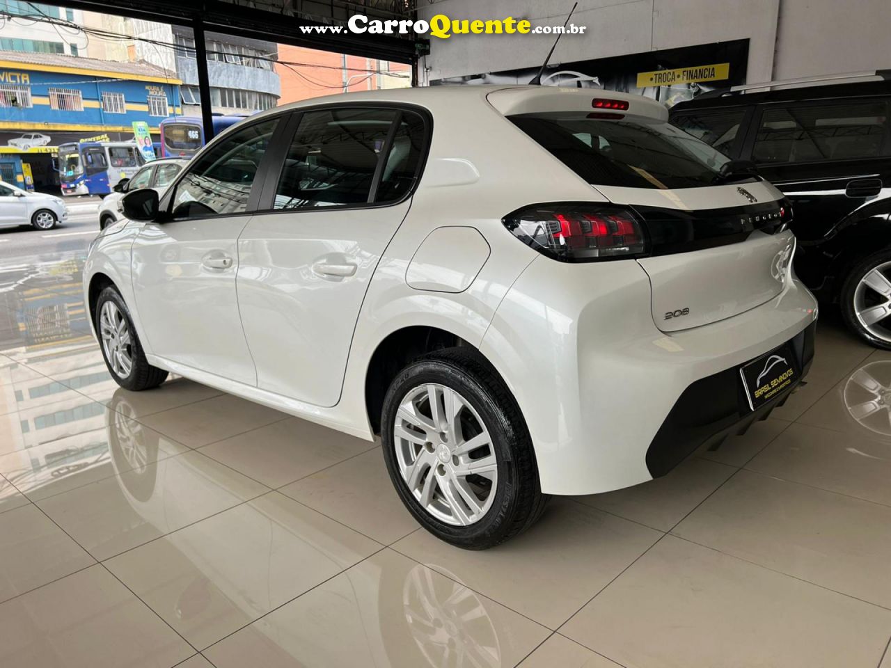 PEUGEOT   208 ACTIVE 1.6 FLEX 16V 5P AUT.   BRANCO 2022 1.6 FLEX - Loja