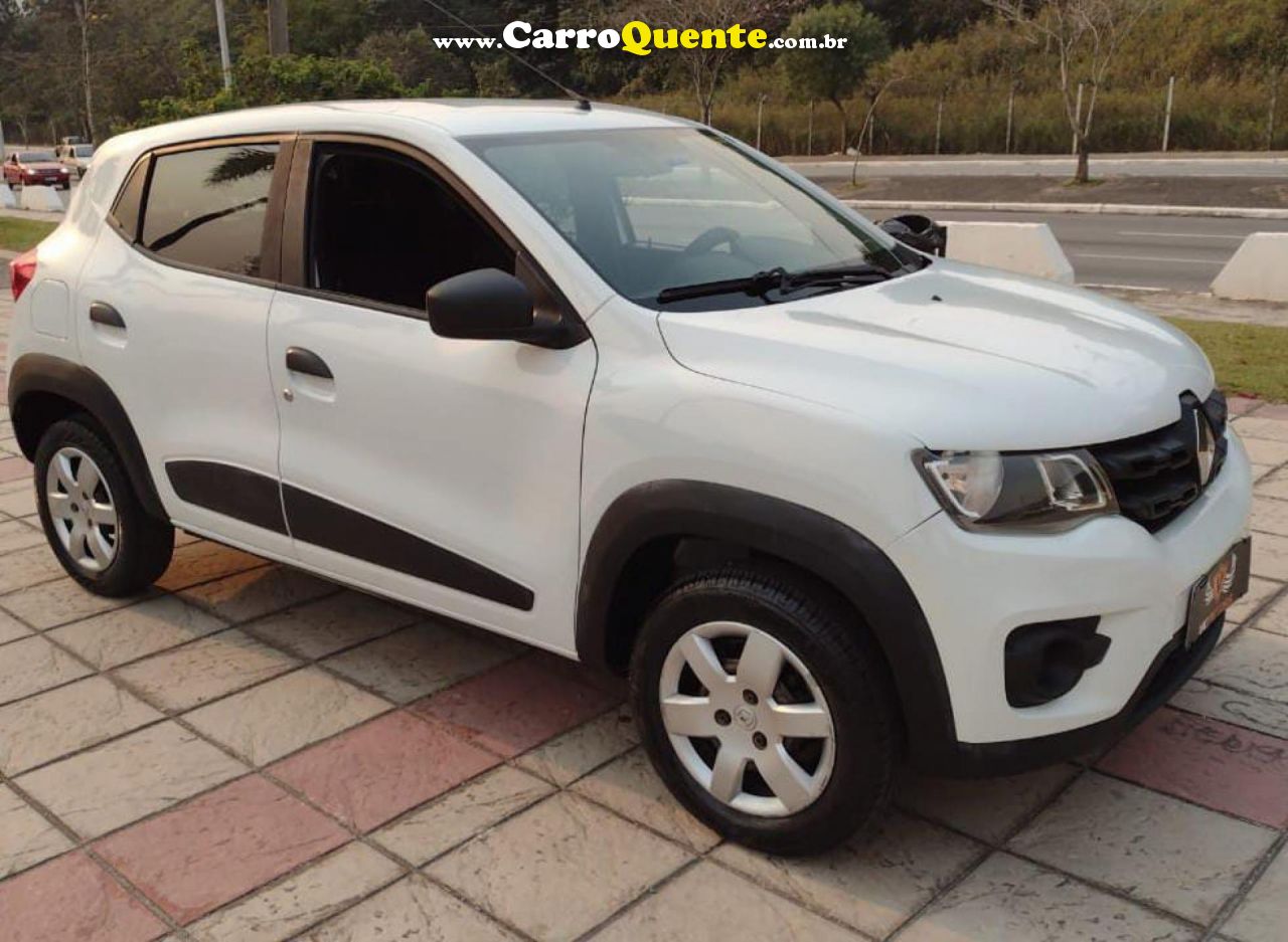 RENAULT   KWID ZEN 1.0 FLEX 12V 5P MEC.   BRANCO 2018 1.0 FLEX - Loja