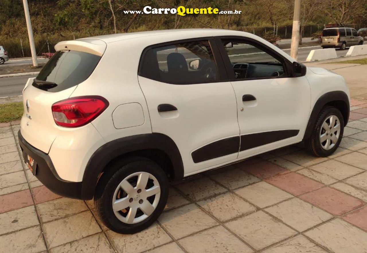 RENAULT   KWID ZEN 1.0 FLEX 12V 5P MEC.   BRANCO 2018 1.0 FLEX - Loja