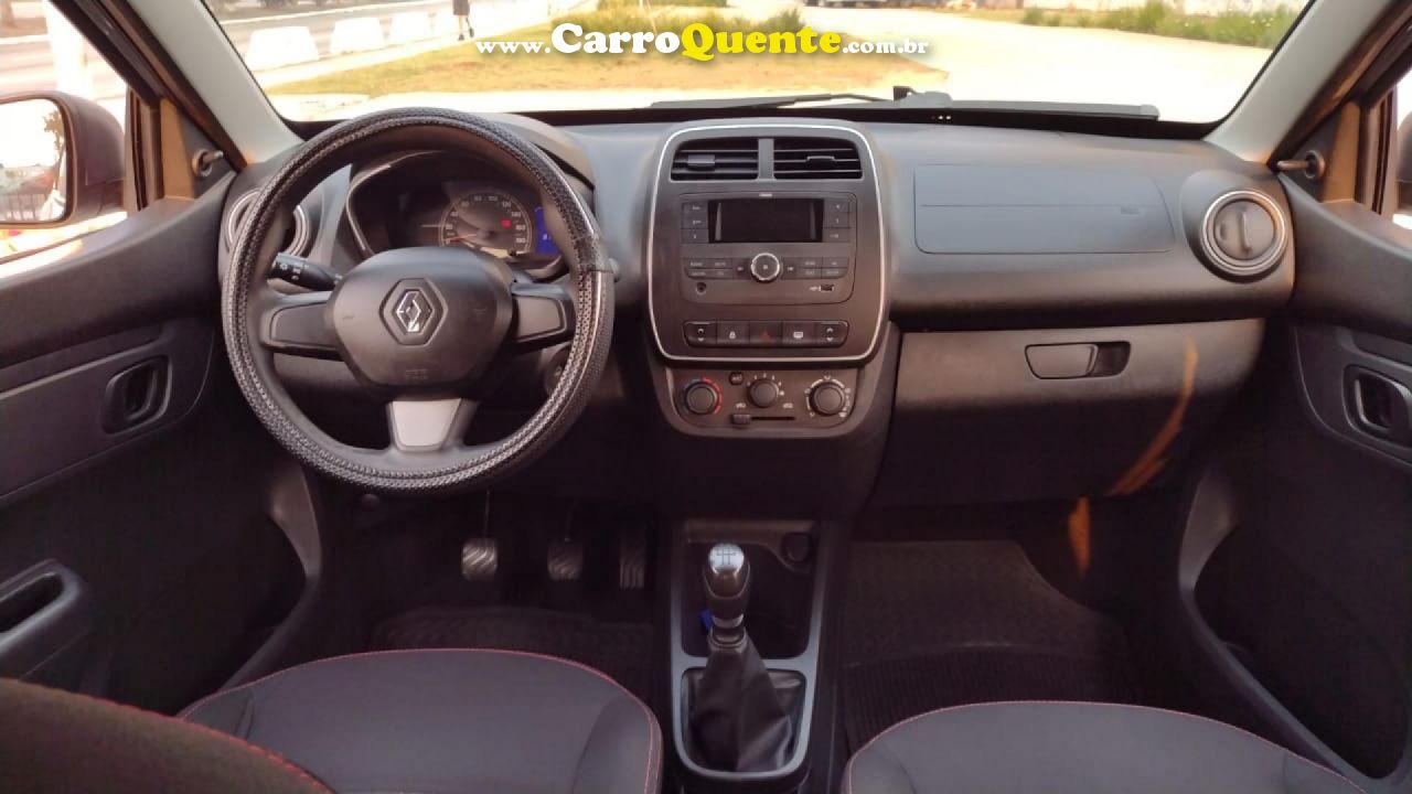 RENAULT   KWID ZEN 1.0 FLEX 12V 5P MEC.   BRANCO 2018 1.0 FLEX - Loja