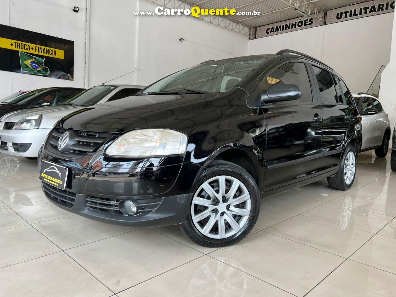 VOLKSWAGEN   SPACEFOX 1.6 1.6 TREND TOTAL FLEX 8V 5P   PRETO 2007 1.6 FLEX - Loja