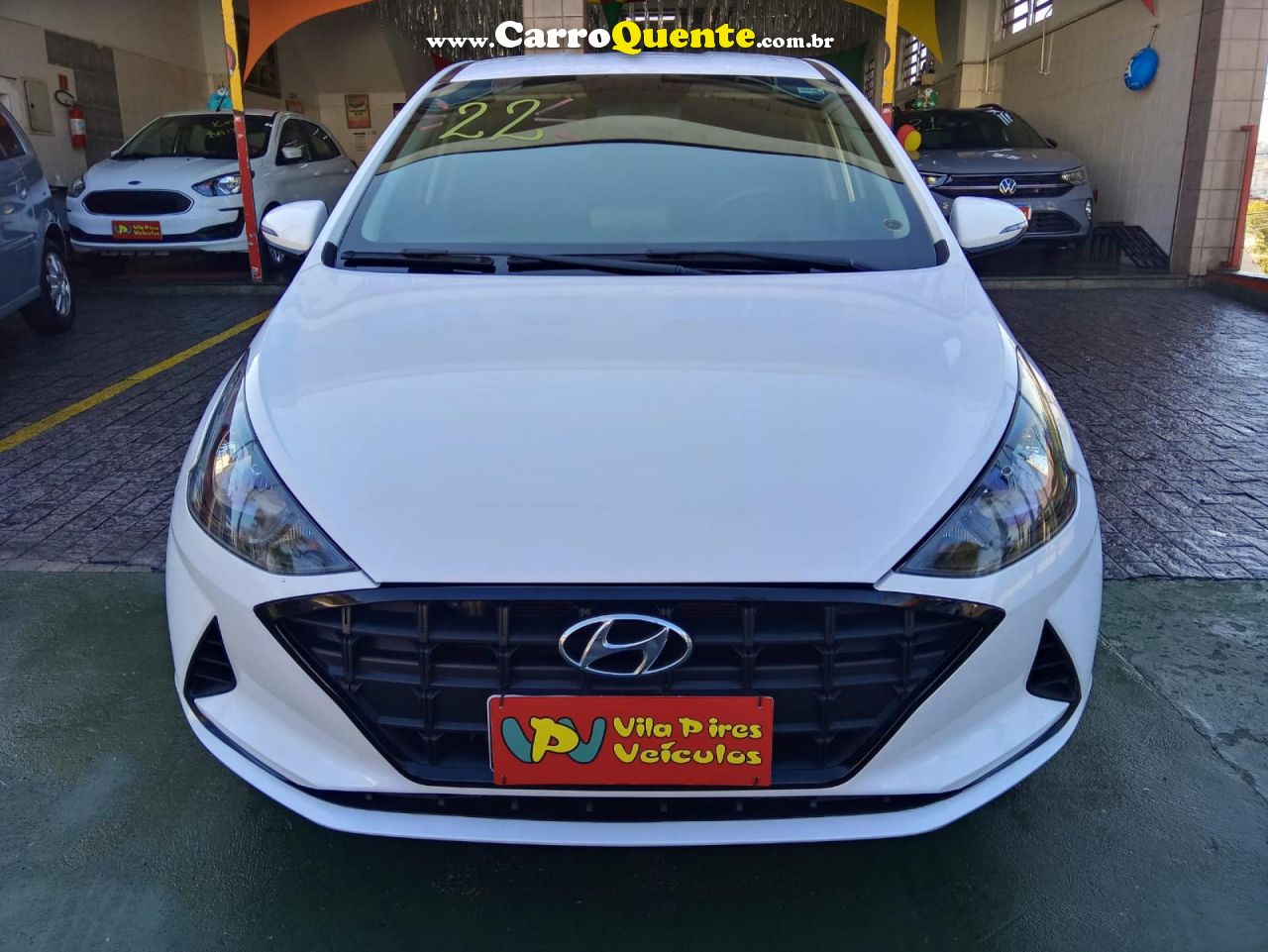 HYUNDAI   HB20 VISION 1.0 FLEX 12V MEC.   BRANCO 2022 1.0 FLEX - Loja