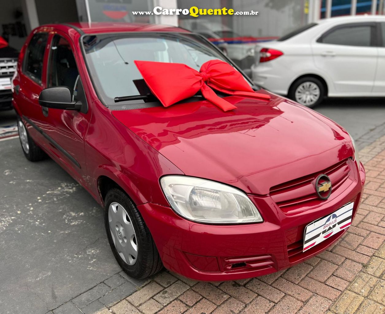 CHEVROLET   CELTA SPIRIT LT 1.0 MPFI 8V FLEXP. 5P   VERMELHO 2008 1.0 FLEX - Loja