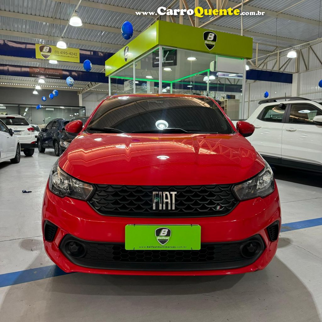 FIAT   ARGO DRIVE 1.0 6V FLEX   VERMELHO 2021 1.0 FLEX - Loja