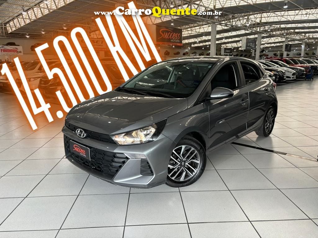 Hyundai HB20 1.0 Limited 12v Flex C/ Multimídia Só 14.500 Km - Loja