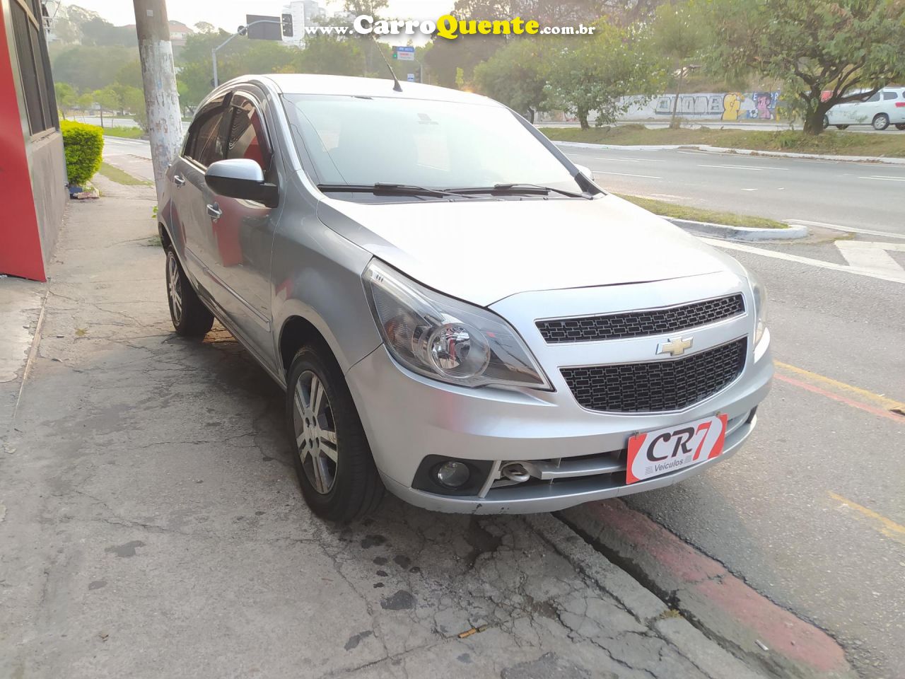 CHEVROLET   AGILE LTZ EASYTRONIC 1.4 8V FLEXPOWER 5P   PRATA 2013 1.4 FLEX - Loja