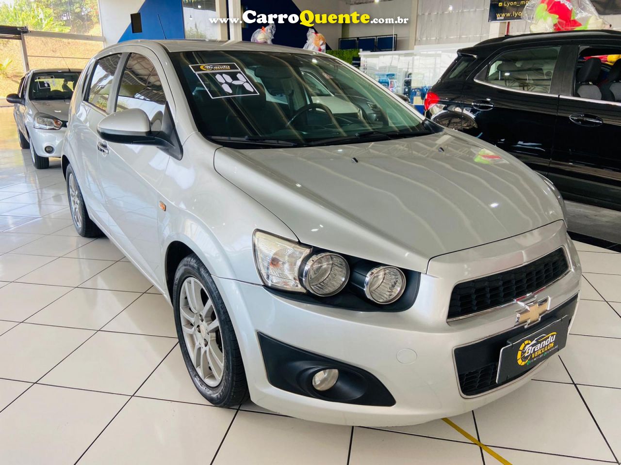 CHEVROLET   SONIC HB LTZ 1.6 16V FLEXPOWER 5P AUT.   PRATA 2014 1.6 FLEX - Loja