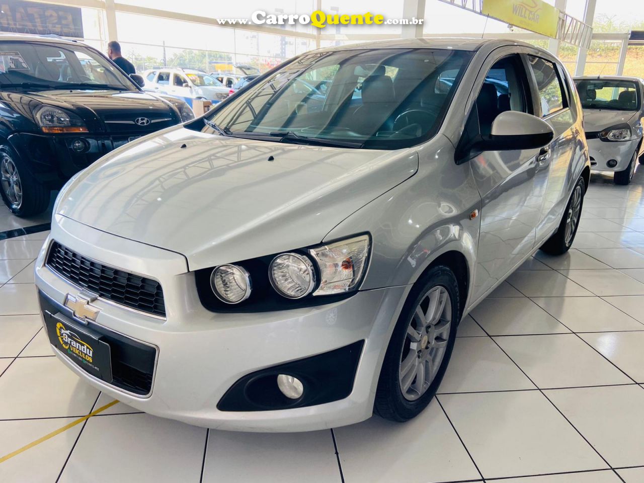 CHEVROLET   SONIC HB LTZ 1.6 16V FLEXPOWER 5P AUT.   PRATA 2014 1.6 FLEX - Loja