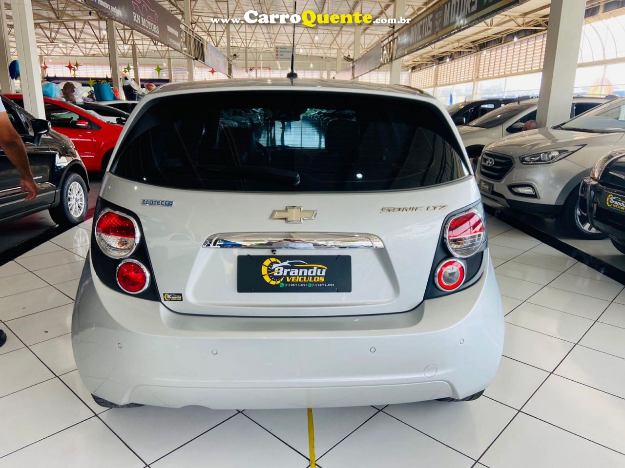 CHEVROLET   SONIC HB LTZ 1.6 16V FLEXPOWER 5P AUT.   PRATA 2014 1.6 FLEX - Loja