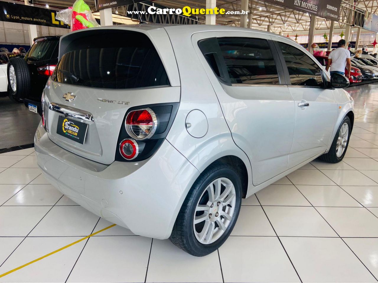 CHEVROLET   SONIC HB LTZ 1.6 16V FLEXPOWER 5P AUT.   PRATA 2014 1.6 FLEX - Loja