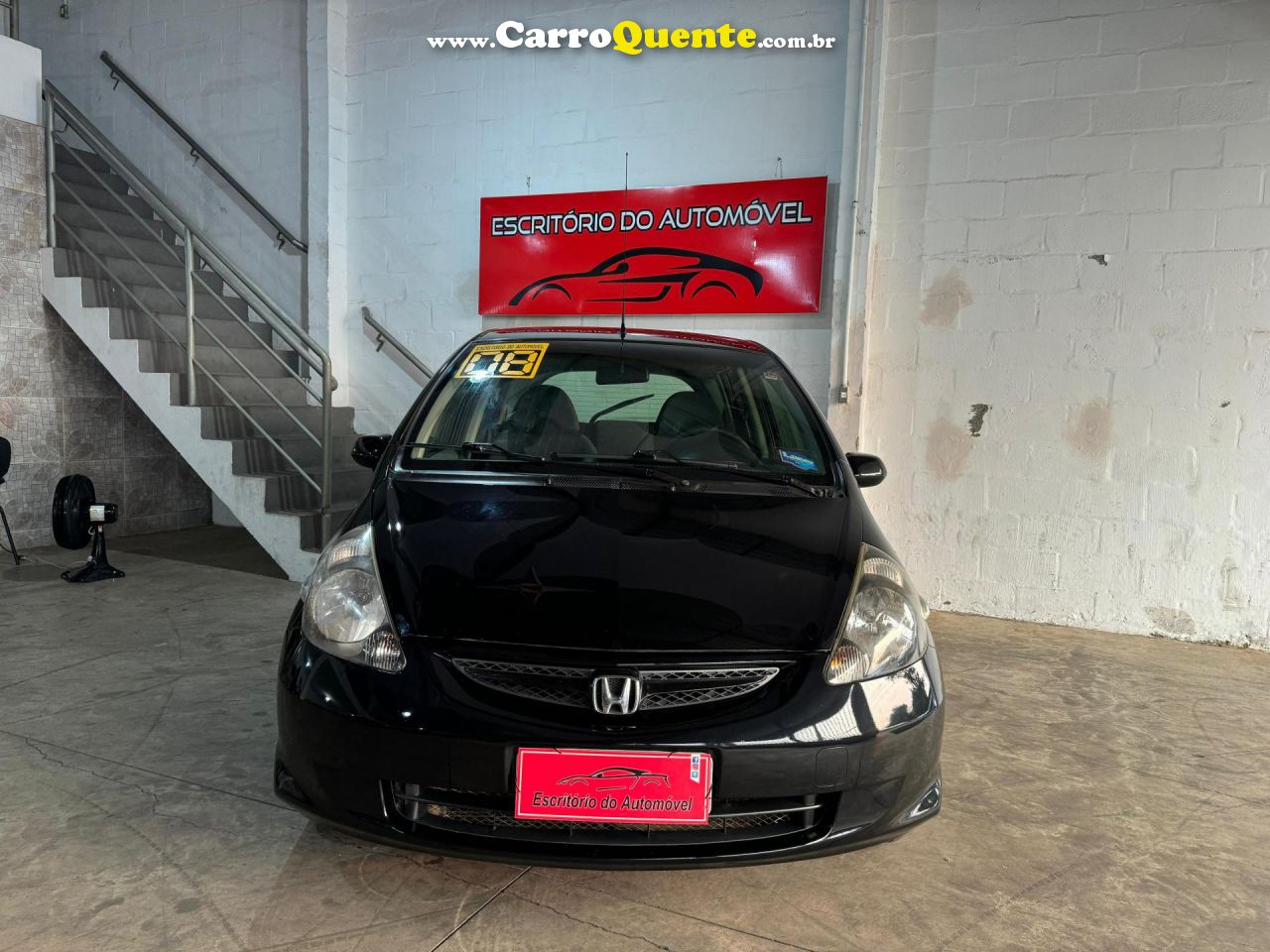 HONDA   FIT LX 1.4 1.4 FLEX 8V16V 5P MEC.   PRETO 2008 1.4 FLEX - Loja