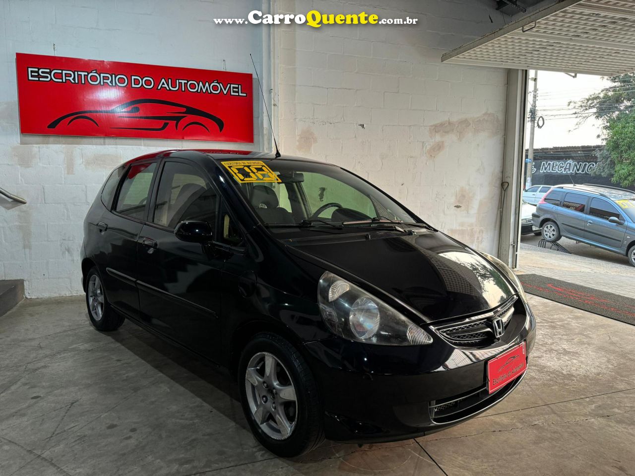 HONDA   FIT LX 1.4 1.4 FLEX 8V16V 5P MEC.   PRETO 2008 1.4 FLEX - Loja