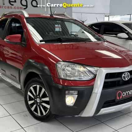 TOYOTA   ETIOS CROSS 1.5 FLEX 16V 5P AUT.   VERMELHO 2018 1.5 FLEX