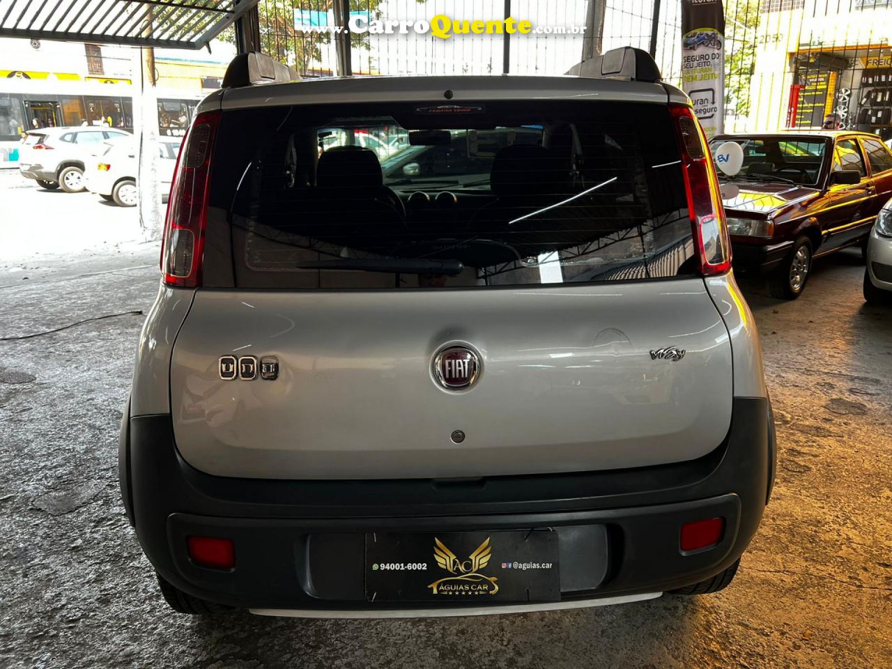 FIAT   UNO WAY 1.0 EVO FIRE FLEX 8V 5P   PRATA 2013 1.0 FLEX - Loja