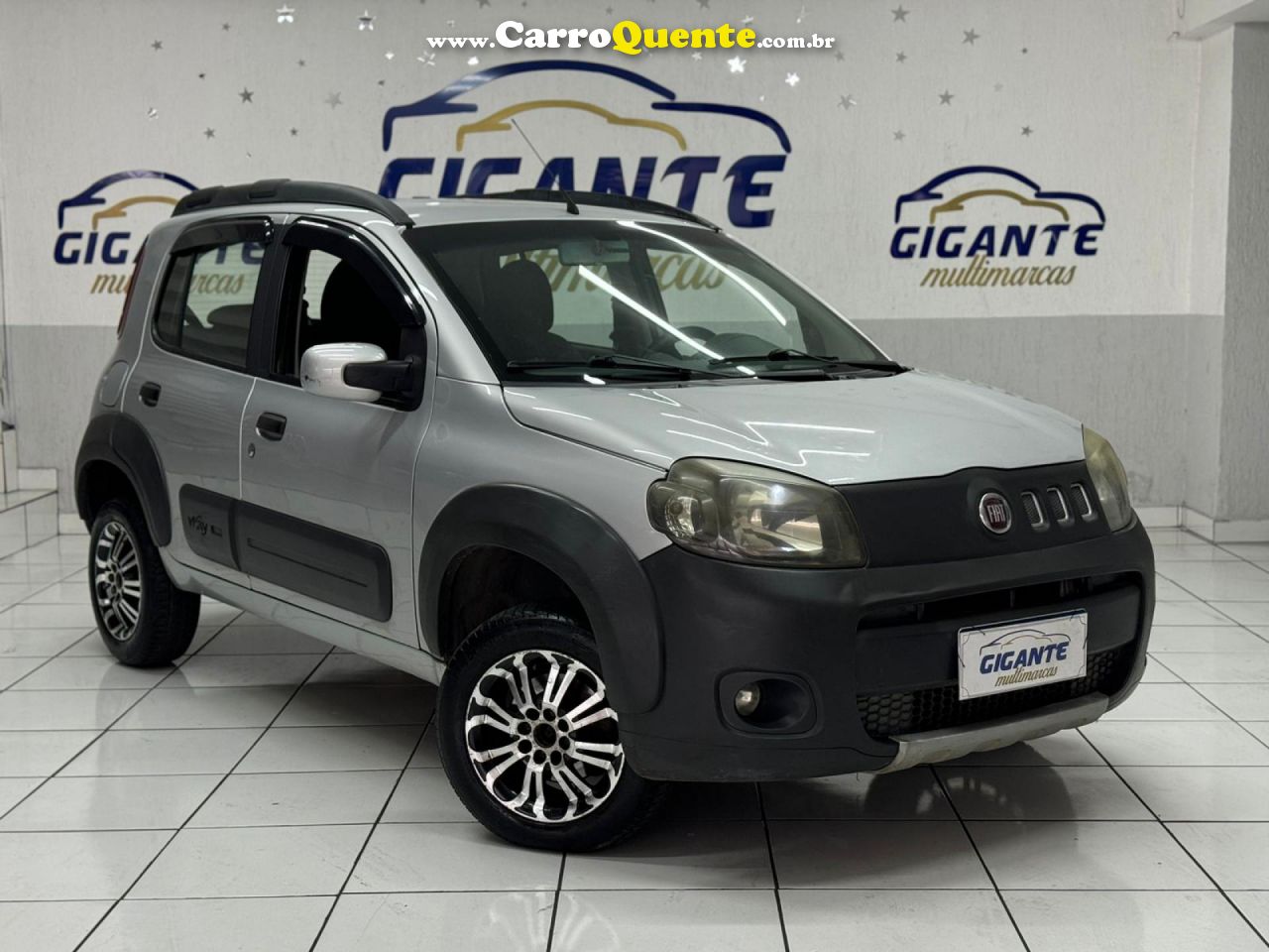 FIAT   UNO WAY CELEB. 1.4 EVO FIRE FLEX 8V 5P   PRATA 2011 1.4 FLEX - Loja