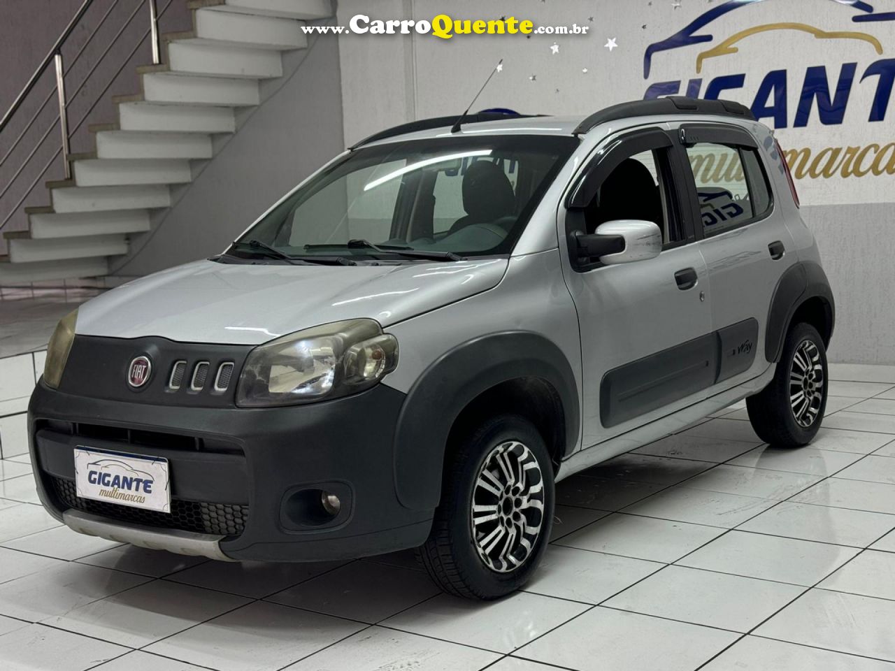 FIAT   UNO WAY CELEB. 1.4 EVO FIRE FLEX 8V 5P   PRATA 2011 1.4 FLEX - Loja