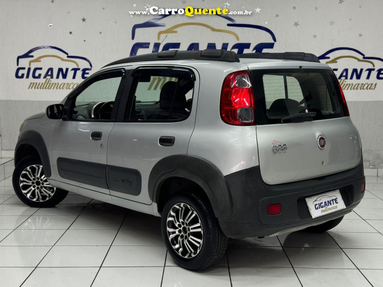 FIAT   UNO WAY CELEB. 1.4 EVO FIRE FLEX 8V 5P   PRATA 2011 1.4 FLEX - Loja