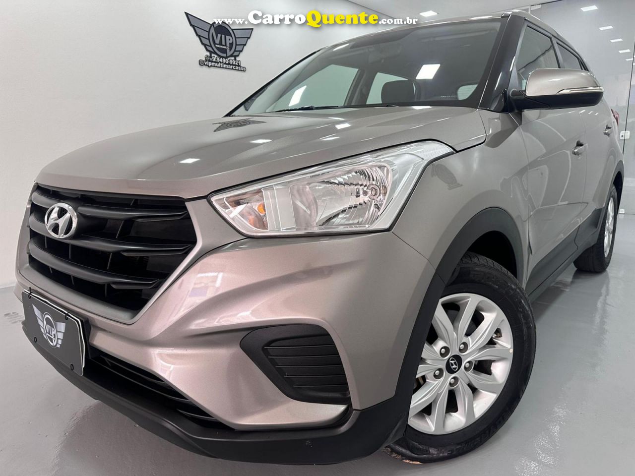 HYUNDAI   CRETA ACTION 1.6 16V FLEX AUT.   PRATA 2022 1.6 FLEX - Loja