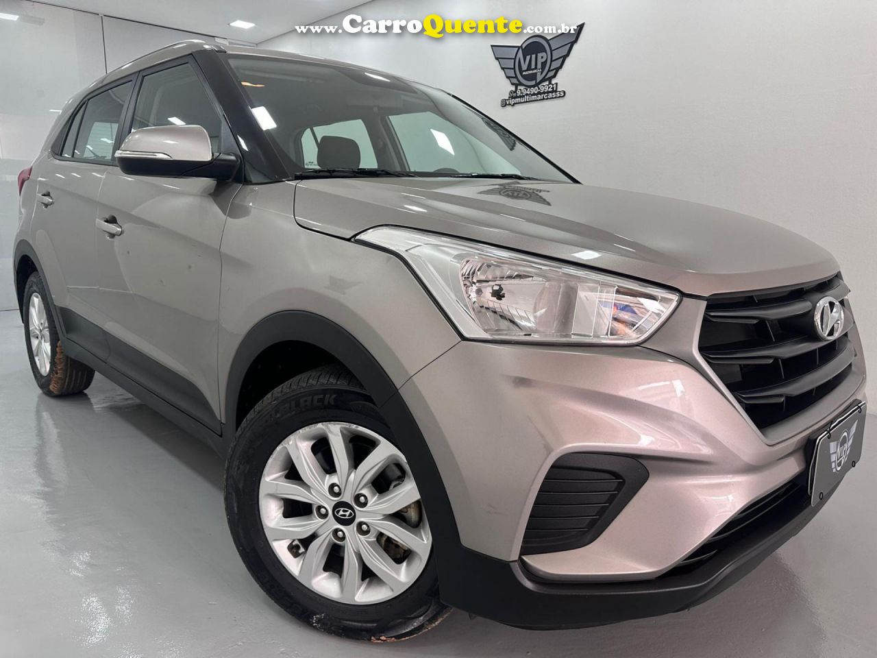 HYUNDAI   CRETA ACTION 1.6 16V FLEX AUT.   PRATA 2022 1.6 FLEX - Loja