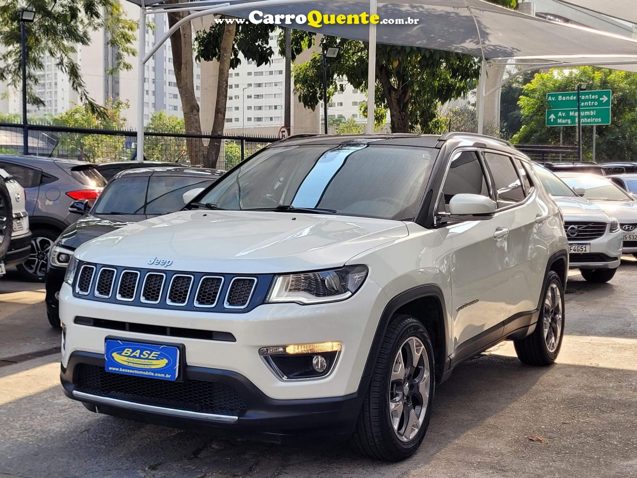 JEEP   COMPASS LIMITED 2.0 4X2 FLEX 16V AUT.   BRANCO 2018 2.0 FLEX - Loja