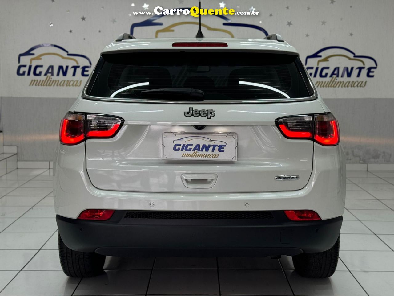 JEEP   COMPASS LONGITUDE 2.0 4X2 FLEX 16V AUT.   BRANCO 2017 2.0 FLEX - Loja