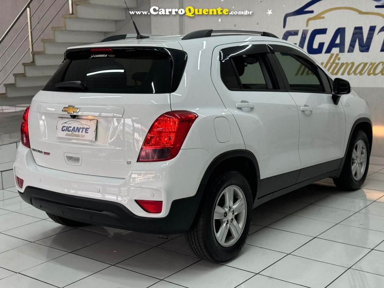 CHEVROLET   TRACKER LT 1.4 TURBO 16V FLEX 4X2 AUT.   BRANCO 2018 1.4 FLEX - Loja