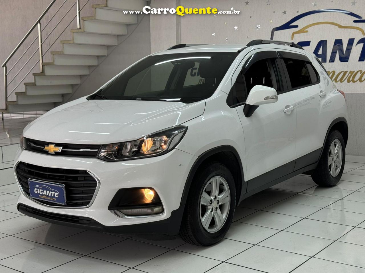 CHEVROLET   TRACKER LT 1.4 TURBO 16V FLEX 4X2 AUT.   BRANCO 2018 1.4 FLEX - Loja