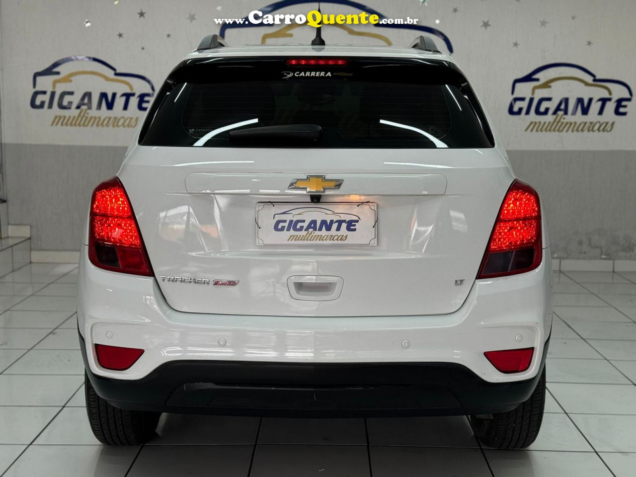 CHEVROLET   TRACKER LT 1.4 TURBO 16V FLEX 4X2 AUT.   BRANCO 2018 1.4 FLEX - Loja