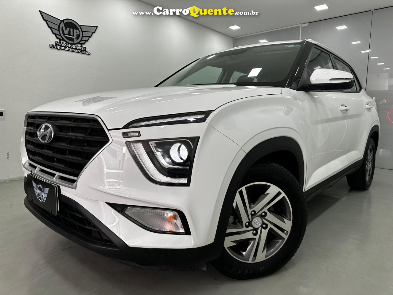 HYUNDAI   CRETA COMFORT 1.0 TB 12V FLEX AUT.   BRANCO 2022 1.0 FLEX - Loja