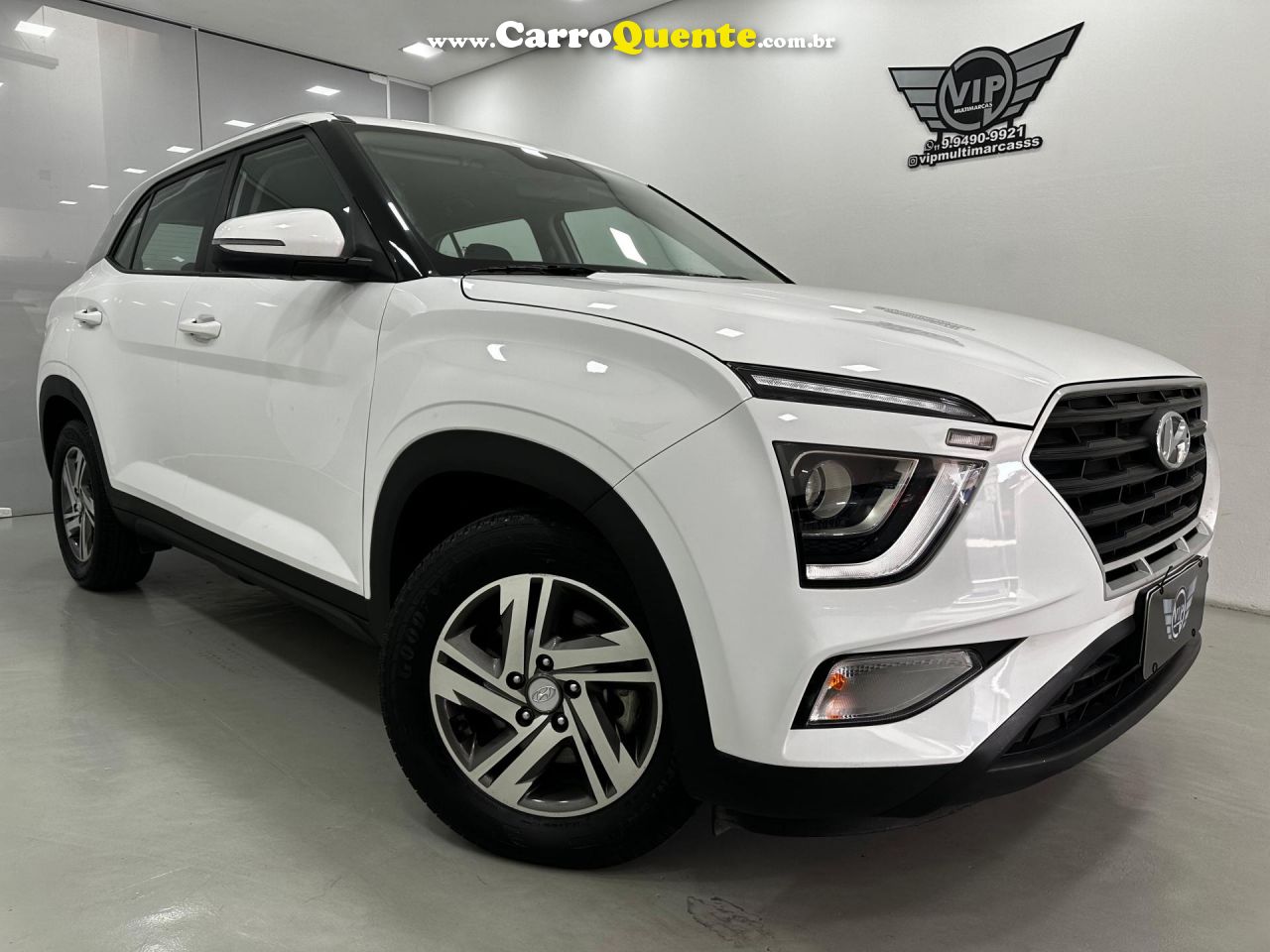 HYUNDAI   CRETA COMFORT 1.0 TB 12V FLEX AUT.   BRANCO 2022 1.0 FLEX - Loja