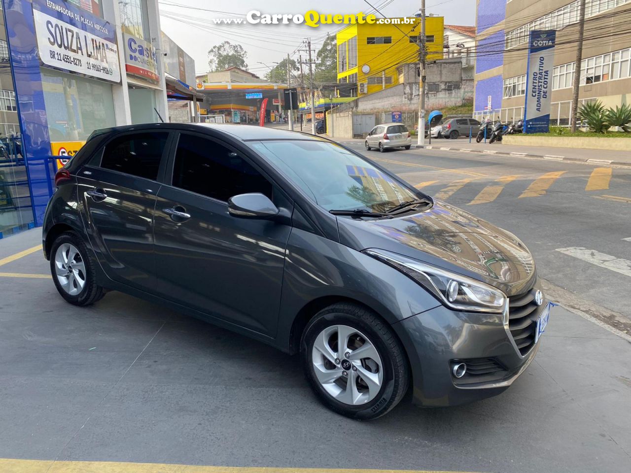 HYUNDAI   HB20 PREMIUM 1.6 FLEX 16V AUT.   CINZA 2018 1.6 FLEX - Loja