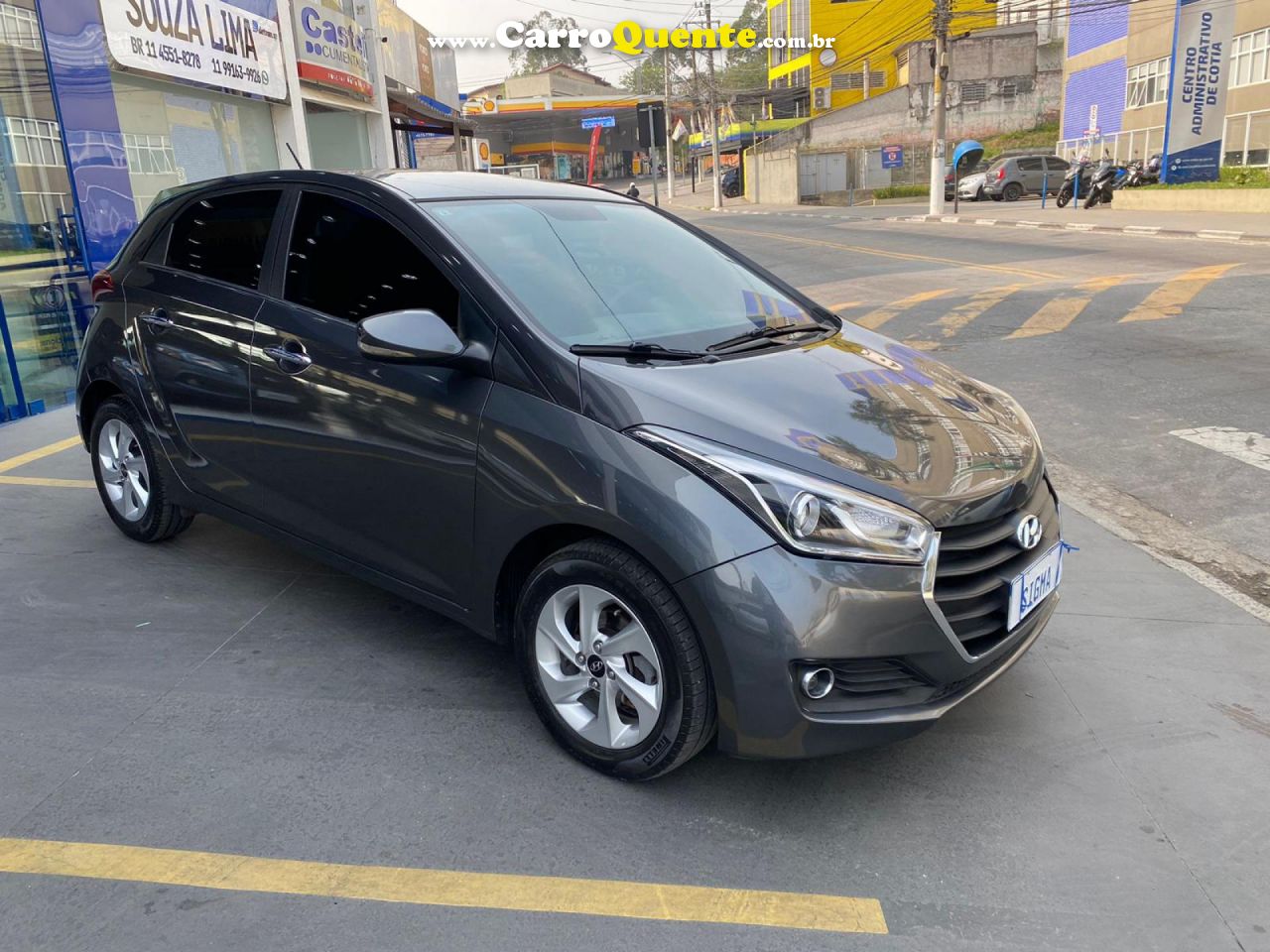 HYUNDAI   HB20 PREMIUM 1.6 FLEX 16V AUT.   CINZA 2018 1.6 FLEX - Loja