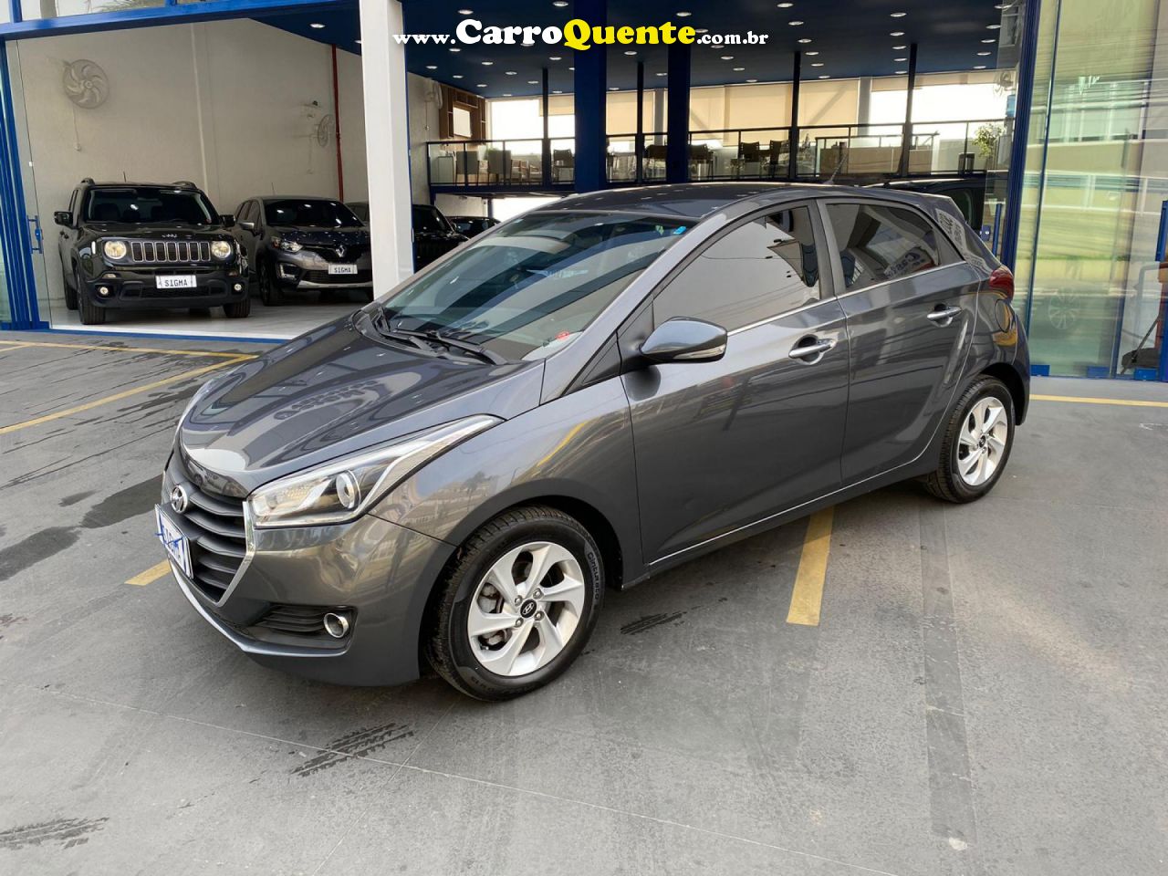 HYUNDAI   HB20 PREMIUM 1.6 FLEX 16V AUT.   CINZA 2018 1.6 FLEX - Loja