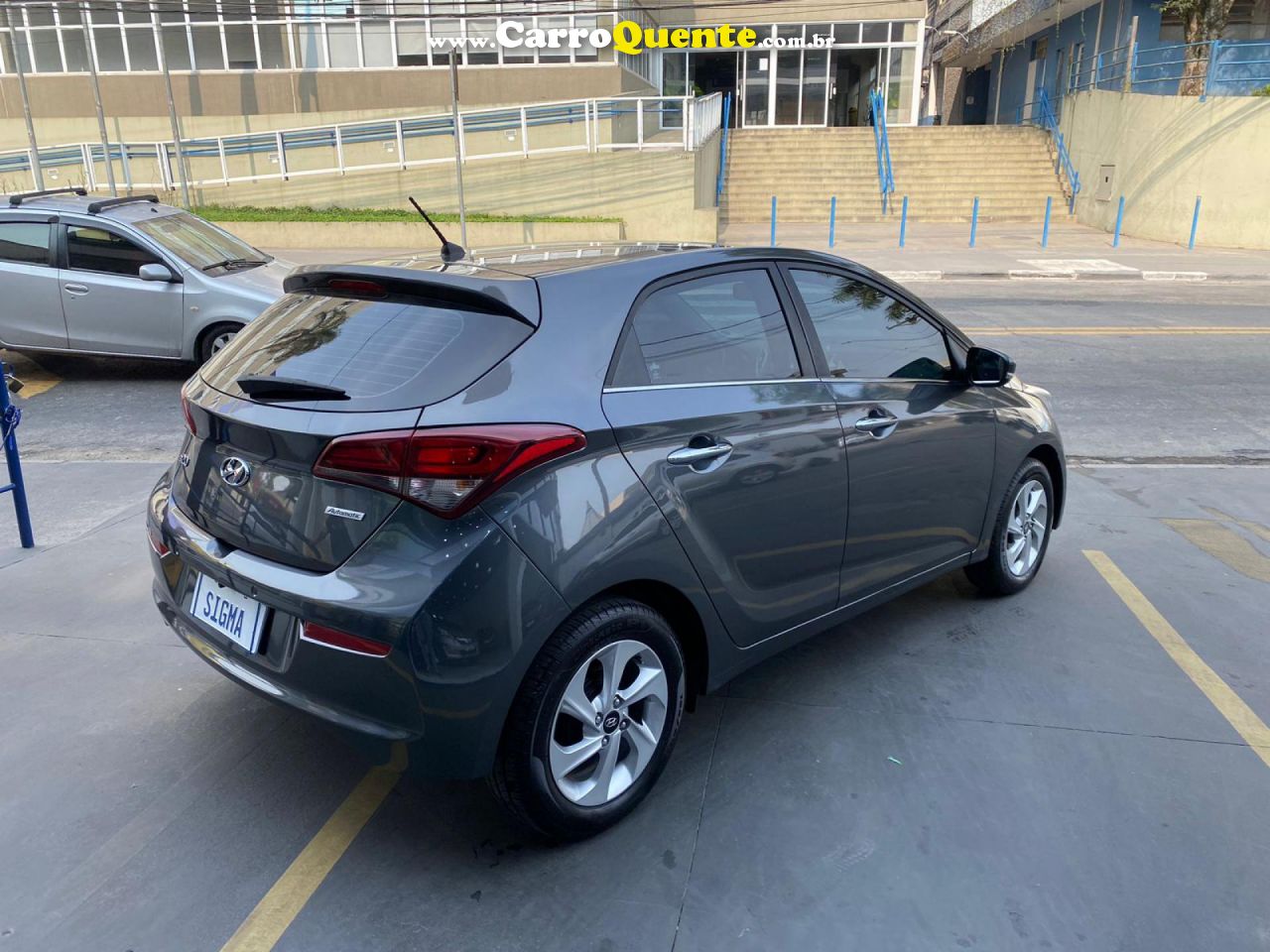 HYUNDAI   HB20 PREMIUM 1.6 FLEX 16V AUT.   CINZA 2018 1.6 FLEX - Loja