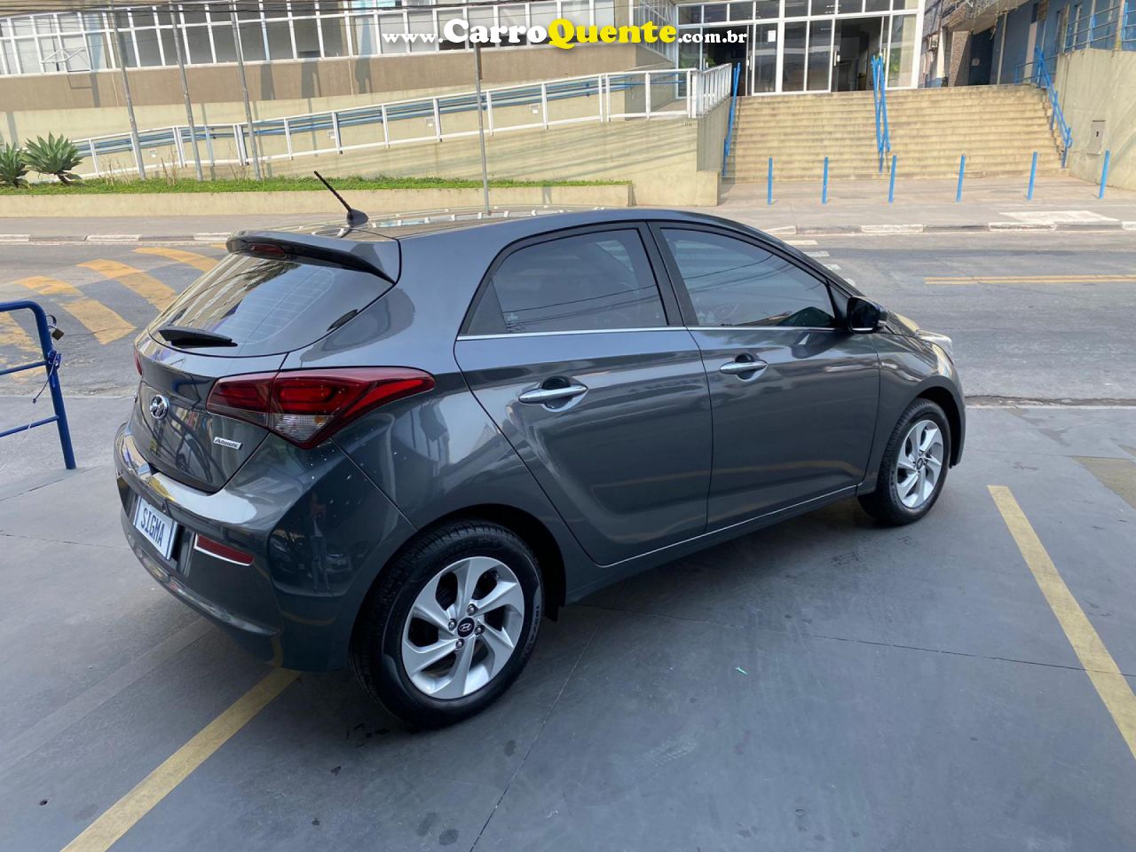 HYUNDAI   HB20 PREMIUM 1.6 FLEX 16V AUT.   CINZA 2018 1.6 FLEX - Loja