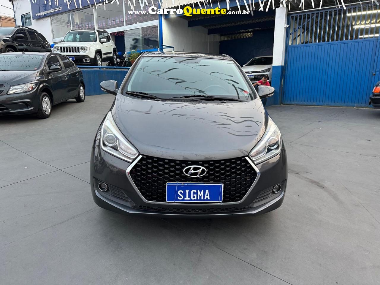 HYUNDAI   HB20S PREMIUM 1.6 FLEX 16V AUT. 4P   CINZA 2019 1.6 FLEX - Loja