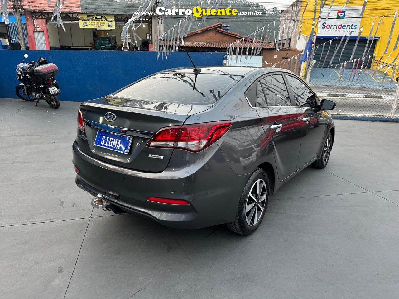 HYUNDAI   HB20S PREMIUM 1.6 FLEX 16V AUT. 4P   CINZA 2019 1.6 FLEX - Loja