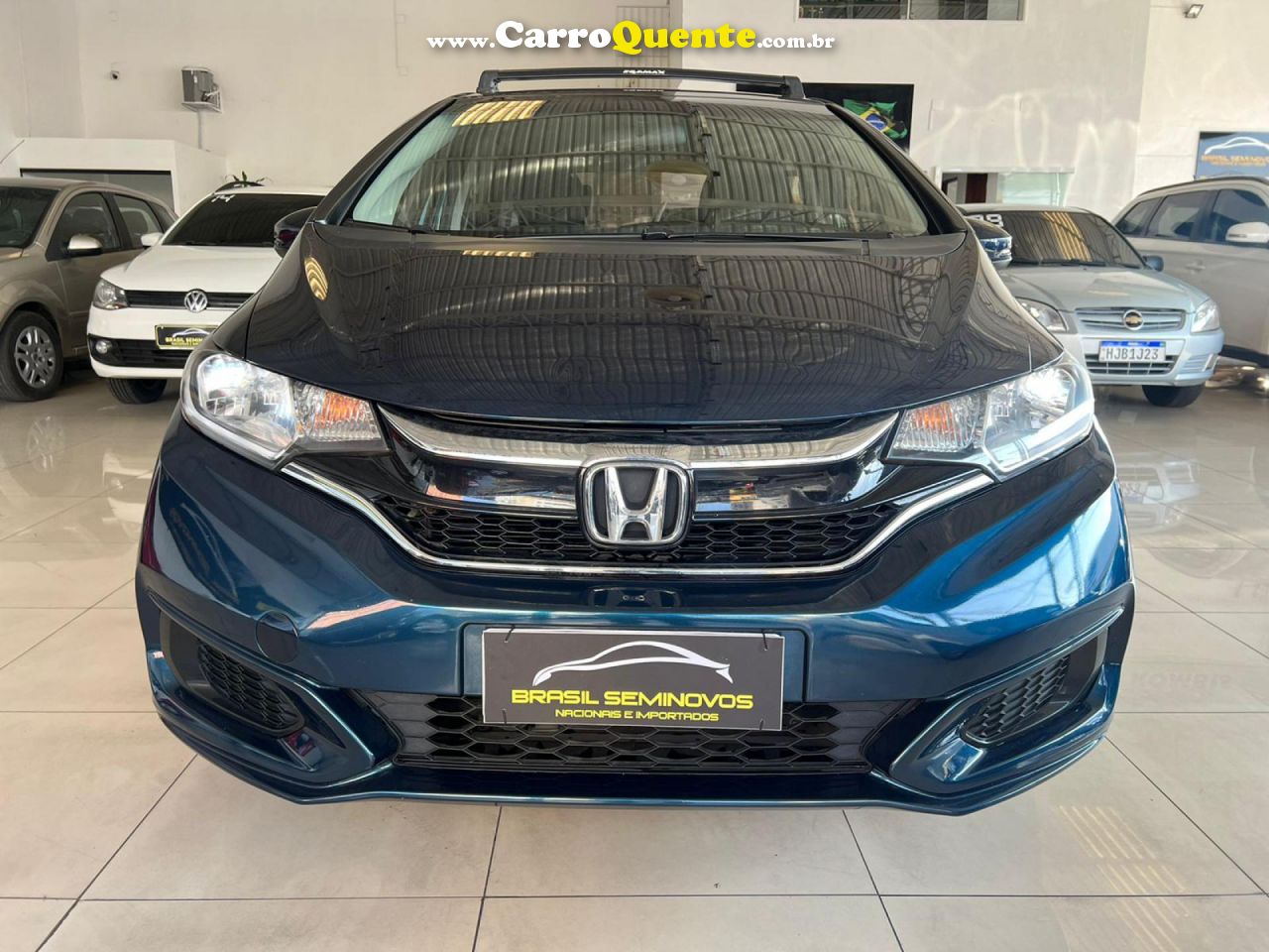 HONDA   FIT PERSONAL 1.5 FLEXONE 16V 5P AUT.   AZUL 2018 1.5 FLEX - Loja