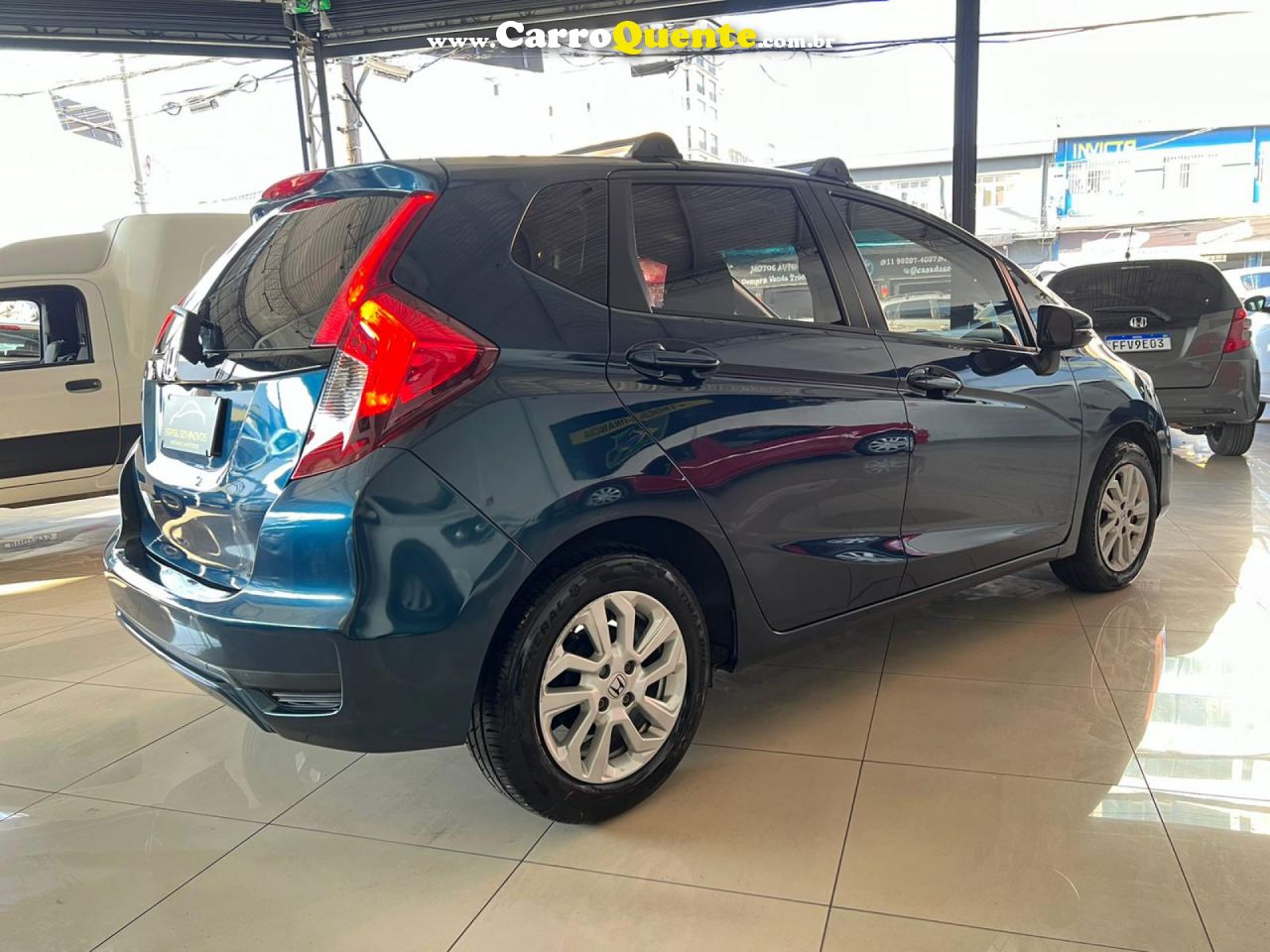 HONDA   FIT PERSONAL 1.5 FLEXONE 16V 5P AUT.   AZUL 2018 1.5 FLEX - Loja