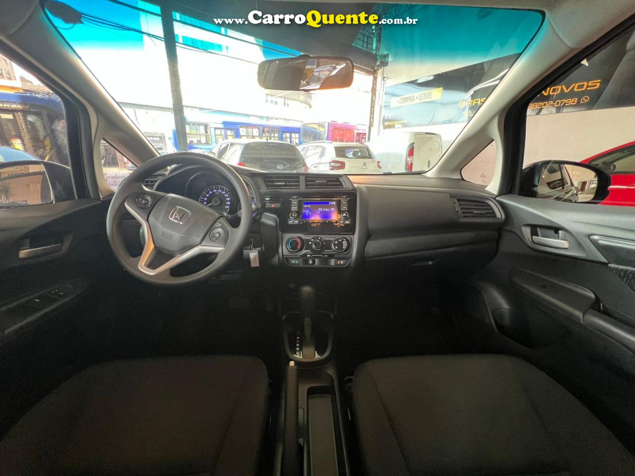 HONDA   FIT PERSONAL 1.5 FLEXONE 16V 5P AUT.   AZUL 2018 1.5 FLEX - Loja