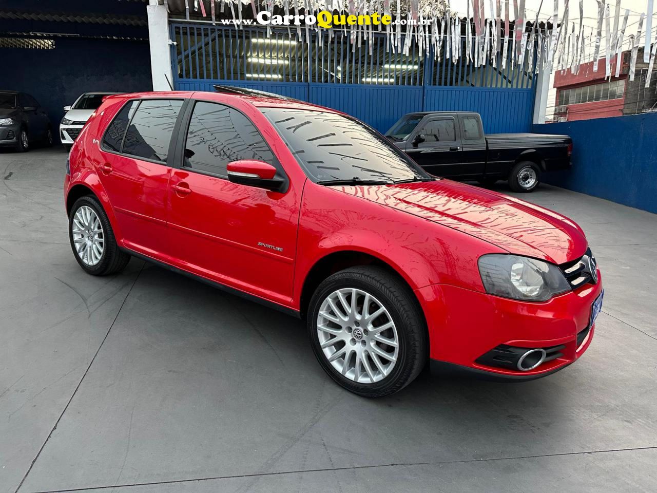 VOLKSWAGEN   GOLF SPORTLINE 1.6 MI TOTAL FLEX 8V 4P   VERMELHO 2014 1.6 FLEX - Loja