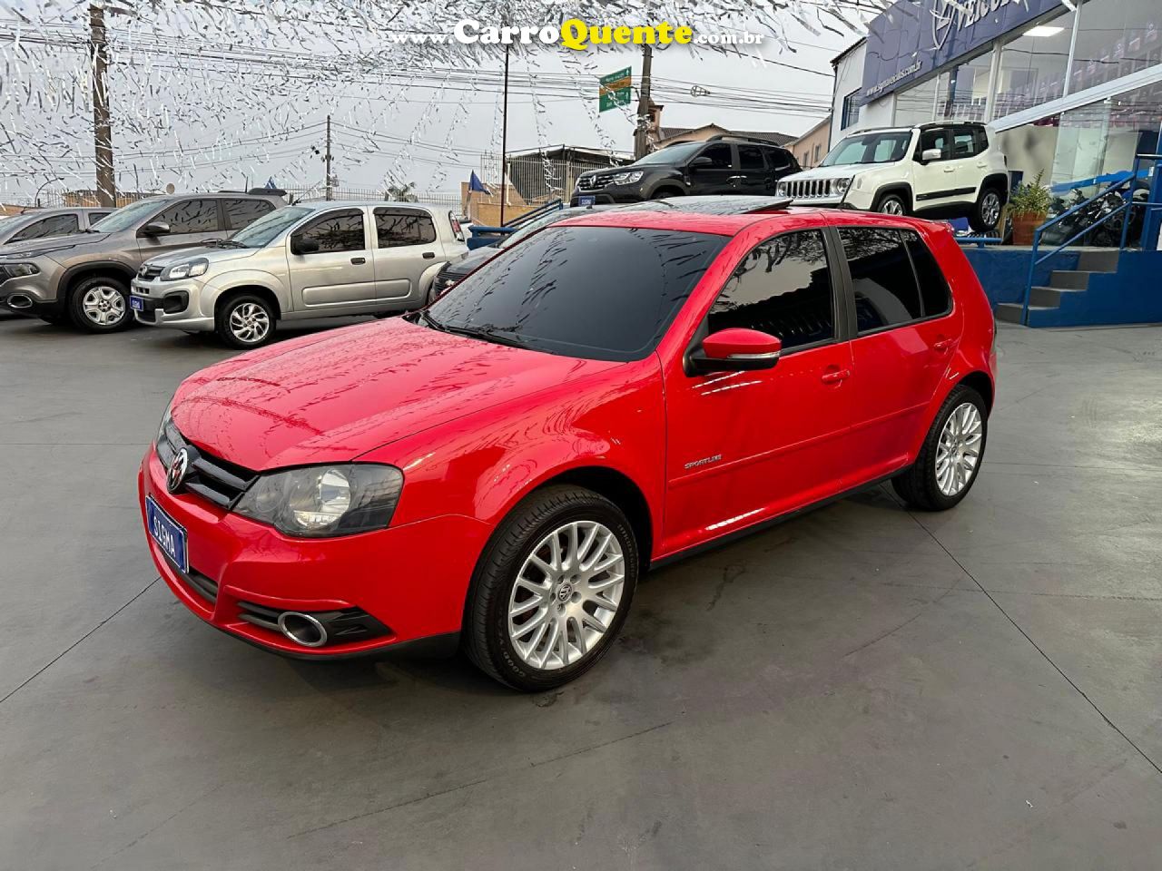 VOLKSWAGEN   GOLF SPORTLINE 1.6 MI TOTAL FLEX 8V 4P   VERMELHO 2014 1.6 FLEX - Loja