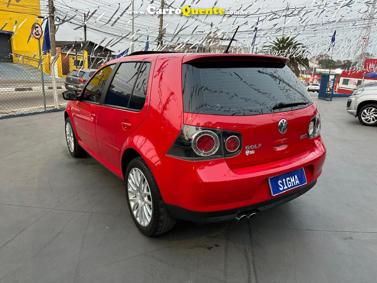 VOLKSWAGEN   GOLF SPORTLINE 1.6 MI TOTAL FLEX 8V 4P   VERMELHO 2014 1.6 FLEX - Loja