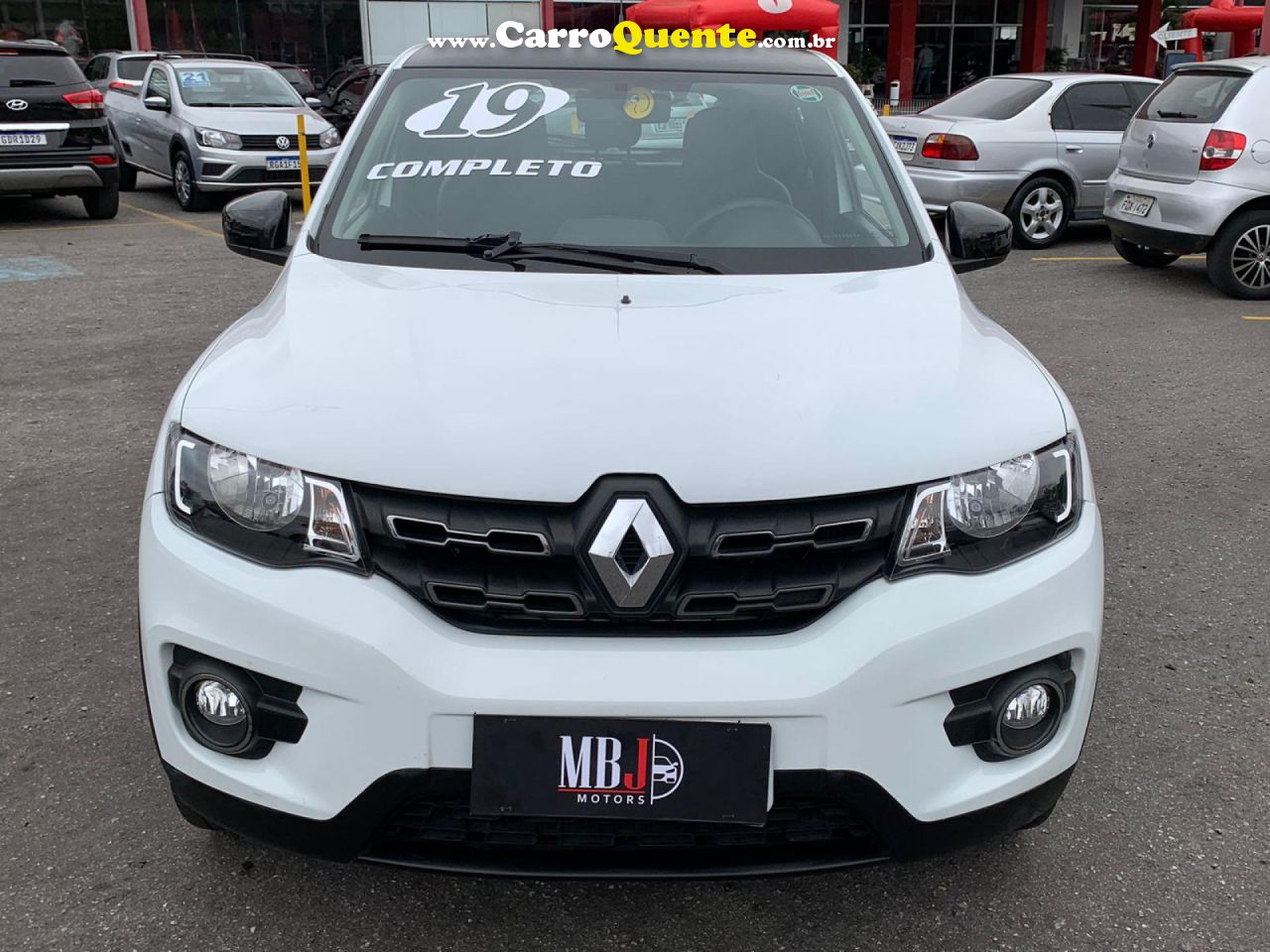 RENAULT   KWID INTENSE 1.0 FLEX 12V 5P MEC.   BRANCO 2019 1.0 FLEX - Loja